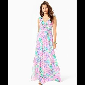Lilly Pulitzer Mirella Maxi It Was All a Dream NWT